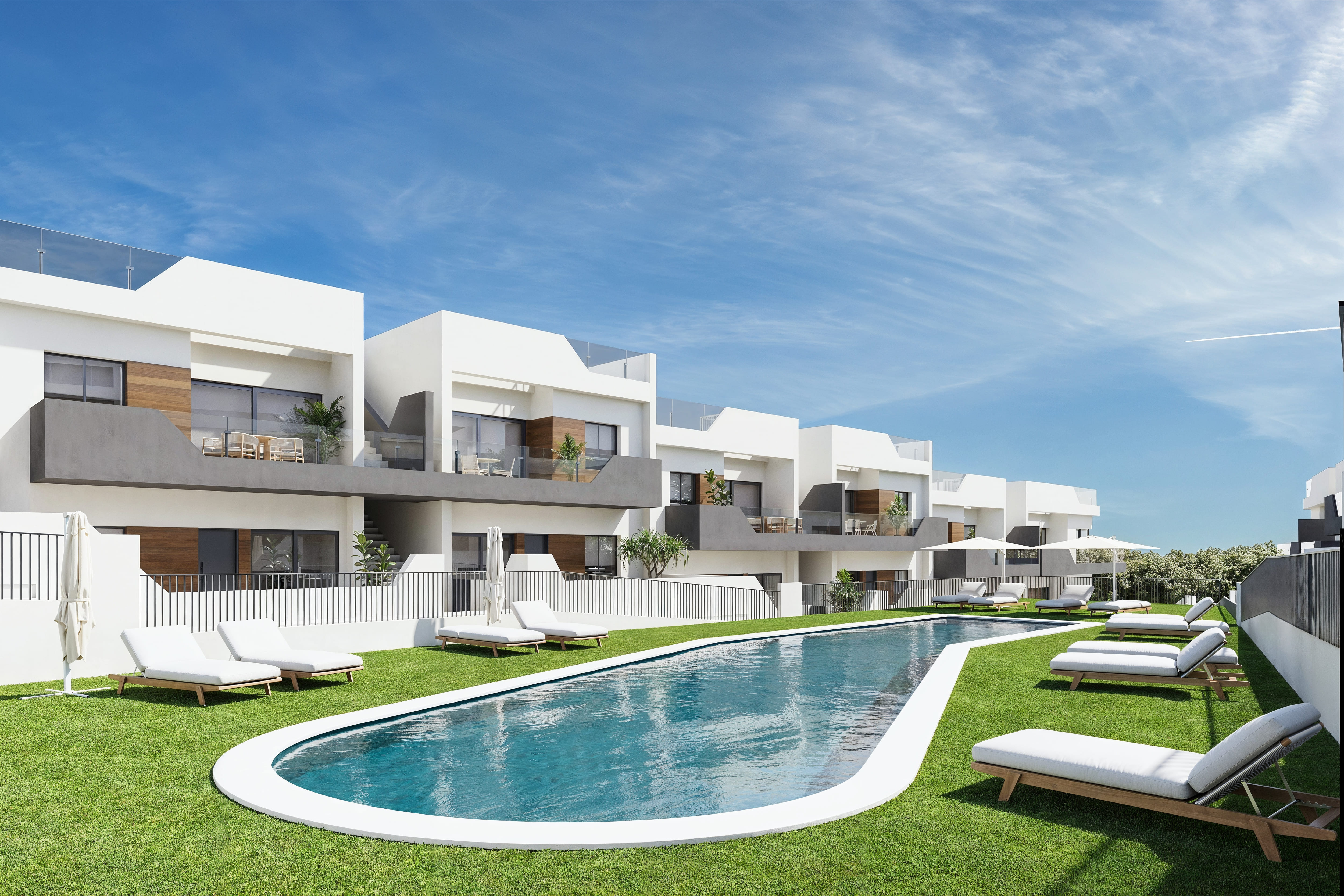 New build modern bungalows for sale in San Miguel de Salinas