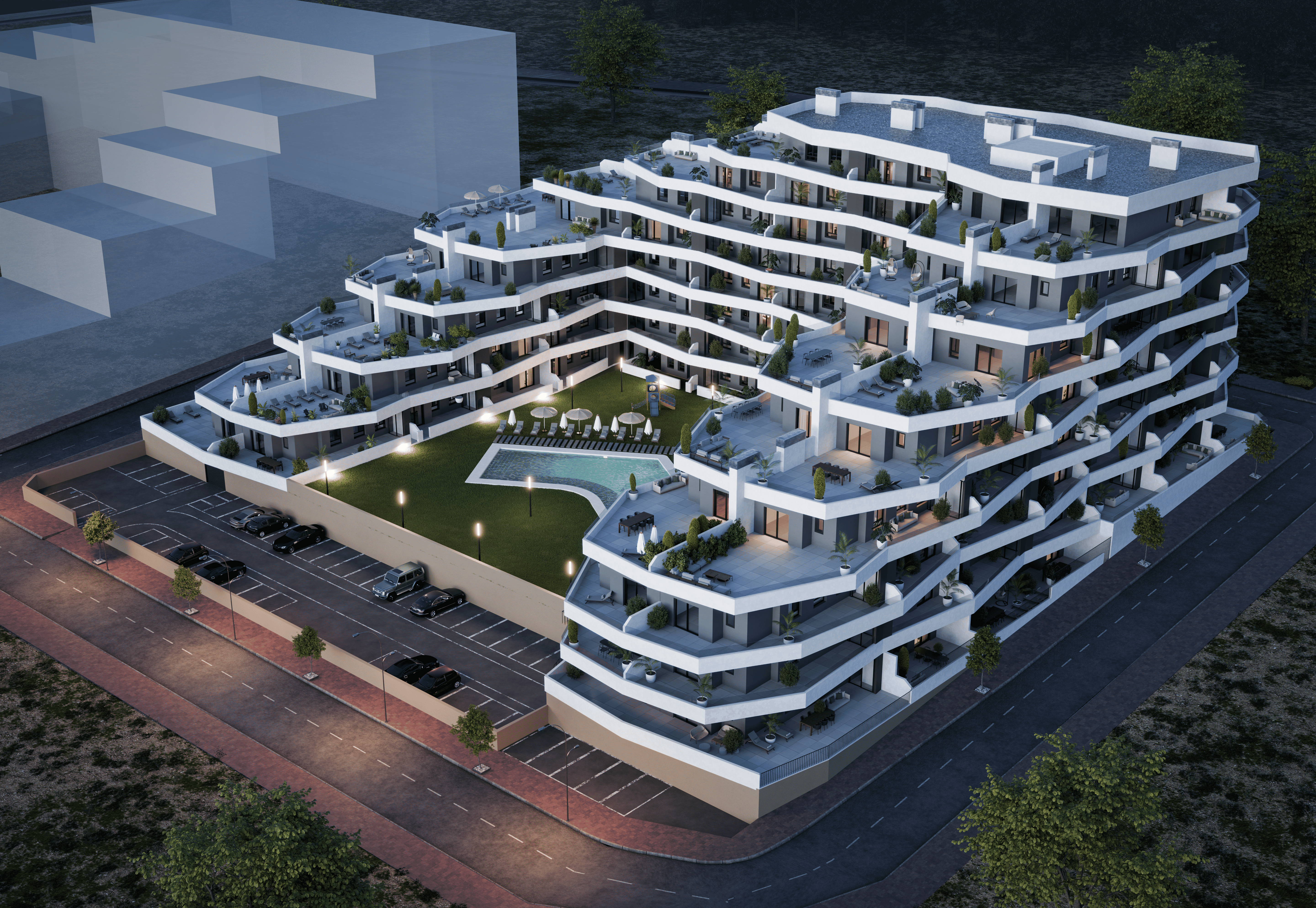 New build modern apartments for sale in San Miguel  de Salinas