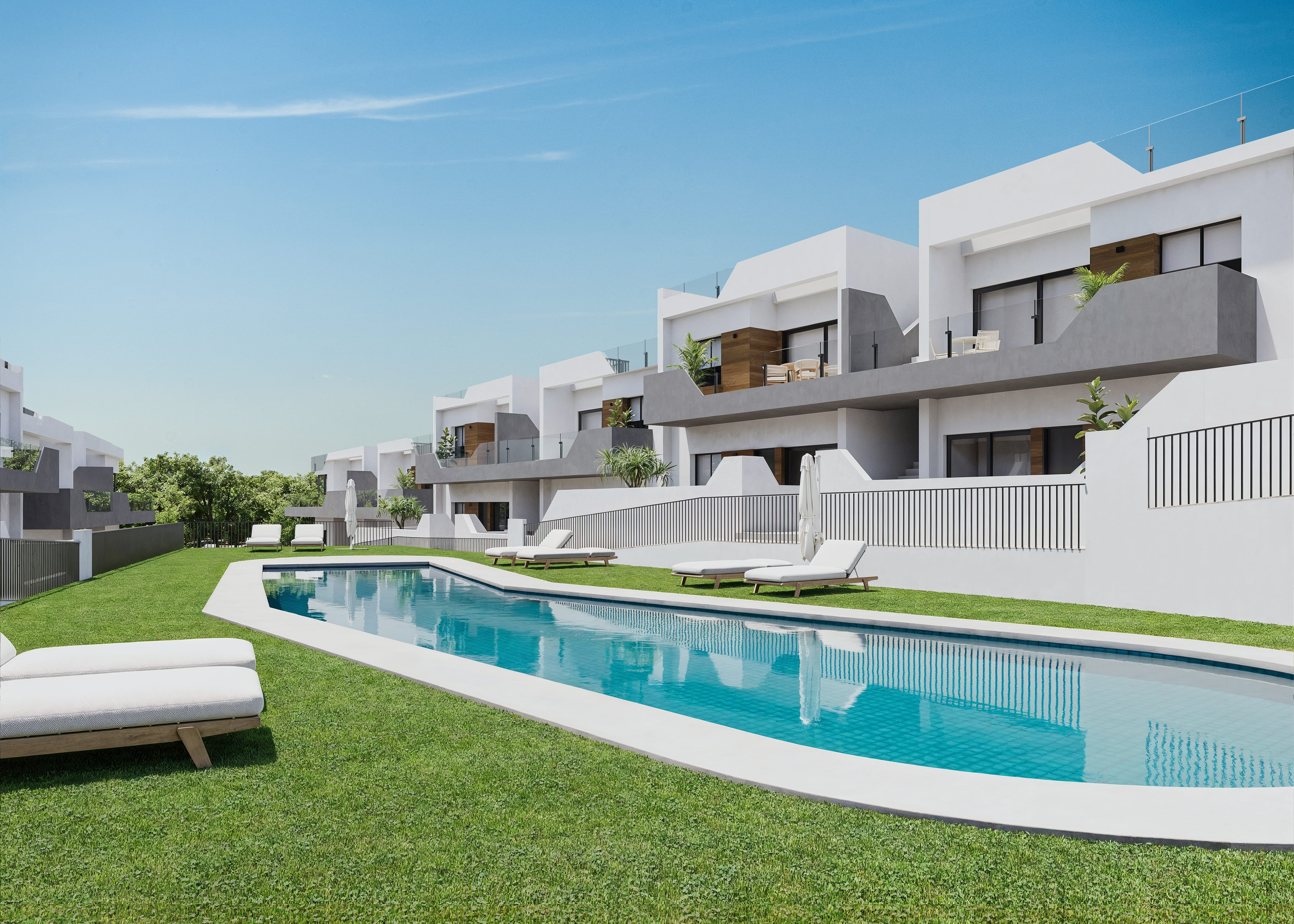 New build modern bungalows for sale in San Miguel de Salinas